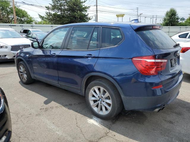 5UXWX9C57D0D02992 - 2013 BMW X3 XDRIVE28I BLUE photo 2