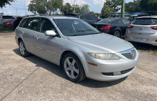 1YVHP82D755M48107 - 2005 MAZDA 6 S SILVER photo 1