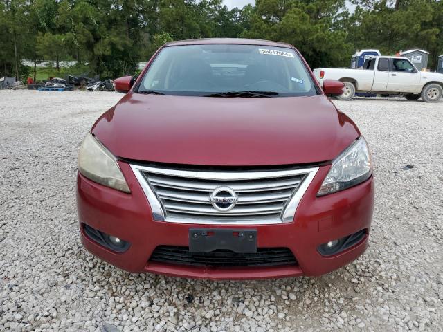 3N1AB7AP8EY268801 - 2014 NISSAN SENTRA SL S RED photo 5