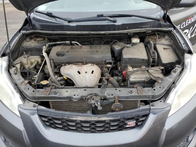 2T1LE4EEXAC018376 - 2010 TOYOTA COROLLA MA S GRAY photo 11