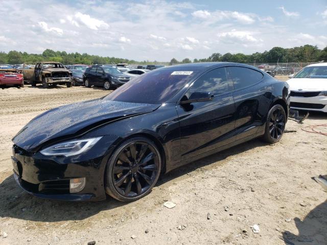 5YJSA1E24JF295533 - 2018 TESLA MODEL S Սև լուսանկար 1