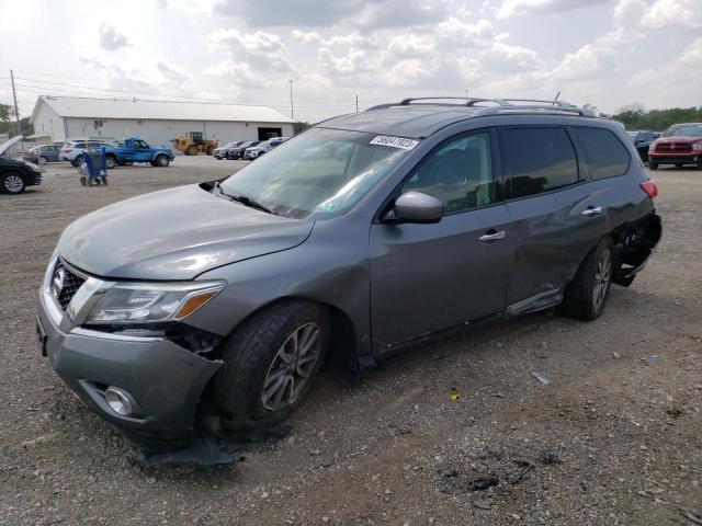 5N1AR2MM8FC692479 - 2015 NISSAN PATHFINDER S GRAY photo 1