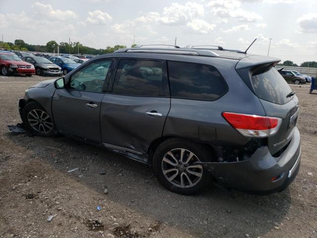5N1AR2MM8FC692479 - 2015 NISSAN PATHFINDER S GRAY photo 2
