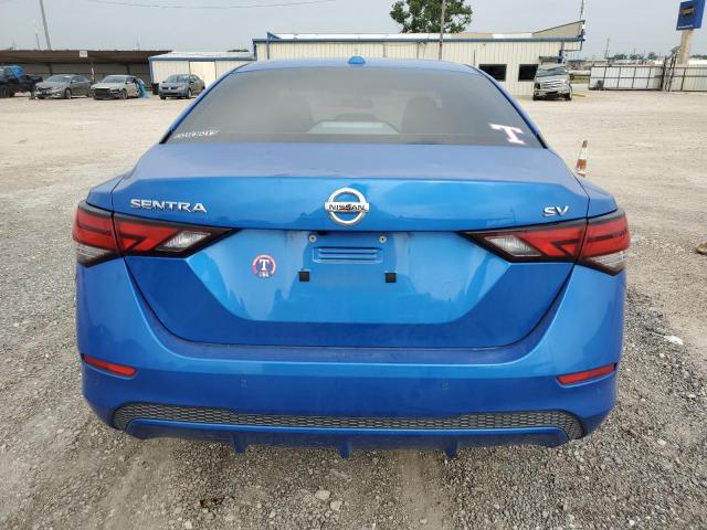 3N1AB8CV9NY297788 - 2022 NISSAN SENTRA SV BLUE photo 6