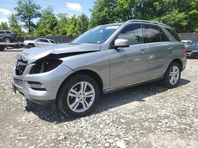 4JGDA5HB1FA588393 - 2015 MERCEDES-BENZ ML 350 4MATIC GRAY photo 1