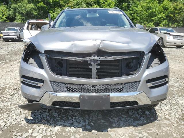 4JGDA5HB1FA588393 - 2015 MERCEDES-BENZ ML 350 4MATIC GRAY photo 5