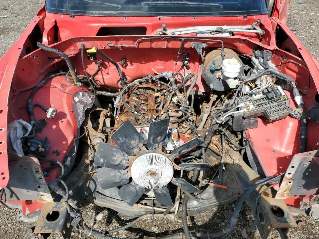 1B7GL22ZXXS136986 - 1999 DODGE DAKOTA RED photo 11