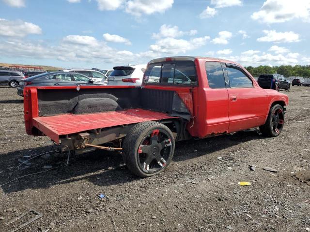 1B7GL22ZXXS136986 - 1999 DODGE DAKOTA RED photo 3