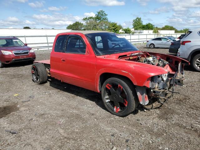 1B7GL22ZXXS136986 - 1999 DODGE DAKOTA RED photo 4