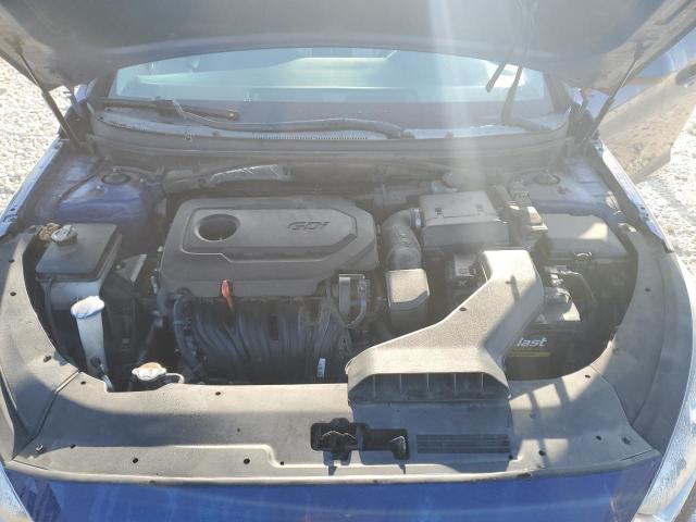5NPE24AF1KH772152 - 2019 HYUNDAI SONATA SE BLUE photo 11
