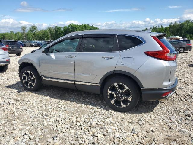 5J6RW2H94HL053809 - 2017 HONDA CR-V TOURING SILVER photo 2