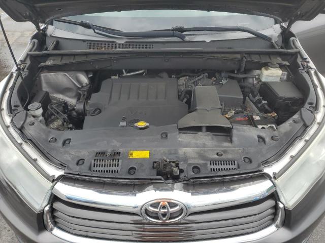 5TDJKRFH4FS094096 - 2015 TOYOTA HIGHLANDER XLE GRAY photo 12