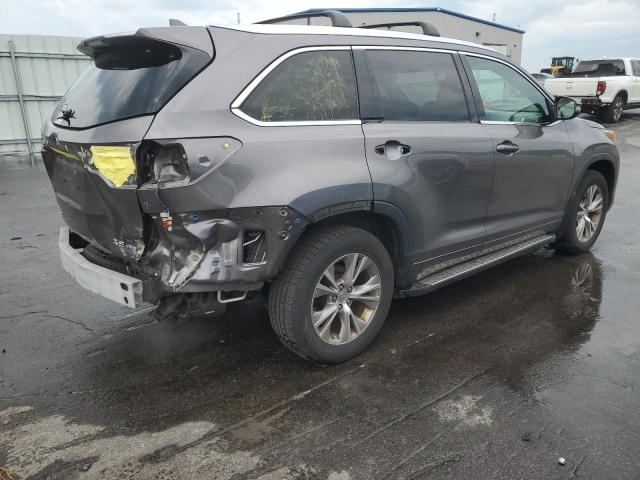 5TDJKRFH4FS094096 - 2015 TOYOTA HIGHLANDER XLE GRAY photo 3