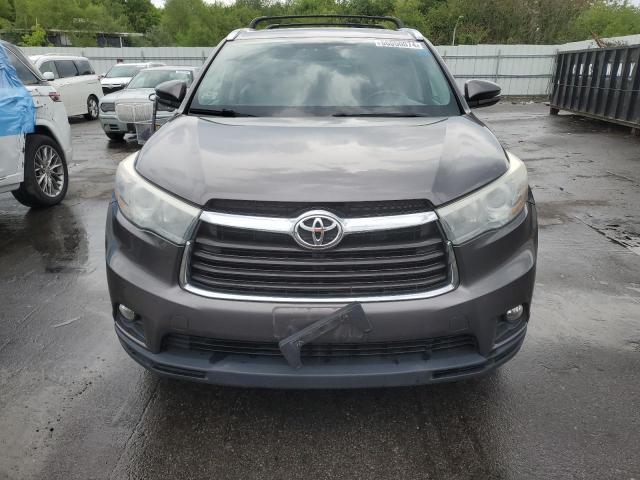 5TDJKRFH4FS094096 - 2015 TOYOTA HIGHLANDER XLE GRAY photo 5