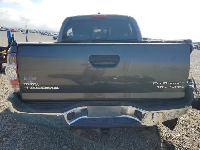 5TFJU4GN2FX085683 - 2015 TOYOTA TACOMA DOUBLE CAB PRERUNNER GRAY photo 6