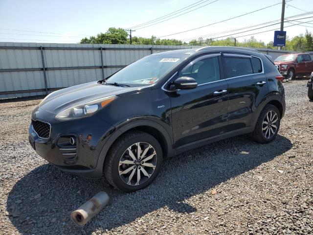 KNDPNCAC0H7042326 - 2017 KIA SPORTAGE EX BLACK photo 1