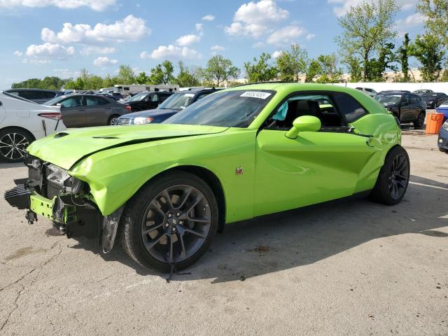 2C3CDZFJ3PH542855 - 2023 DODGE CHALLENGER R/T SCAT PACK GREEN photo 1