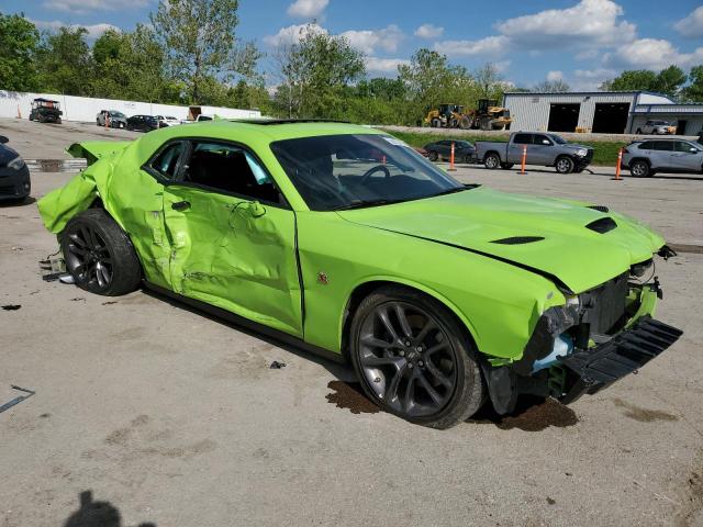 2C3CDZFJ3PH542855 - 2023 DODGE CHALLENGER R/T SCAT PACK GREEN photo 4