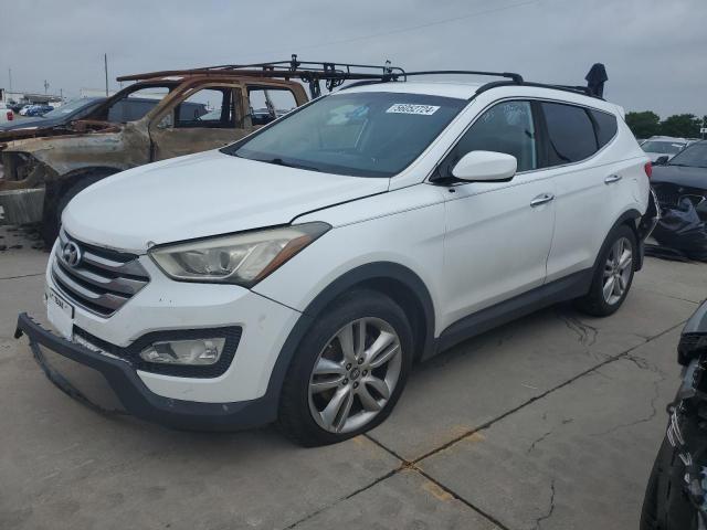 5XYZU3LA9DG027442 - 2013 HYUNDAI SANTA FE S WHITE photo 1