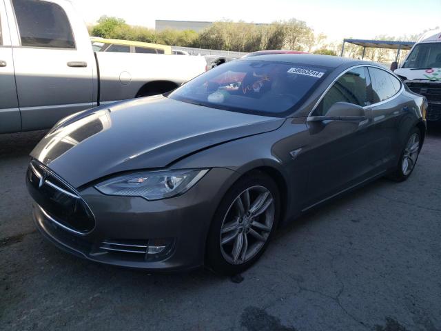 5YJSA1E24FF102854 - 2015 TESLA MODEL S თაფლისფერი ფოტო 1