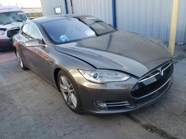 5YJSA1E24FF102854 - 2015 TESLA MODEL S თაფლისფერი ფოტო 4
