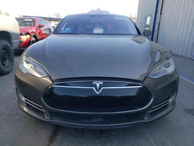 5YJSA1E24FF102854 - 2015 TESLA MODEL S თაფლისფერი ფოტო 5