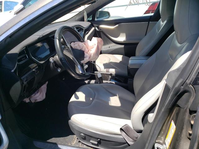 5YJSA1E24FF102854 - 2015 TESLA MODEL S თაფლისფერი ფოტო 7