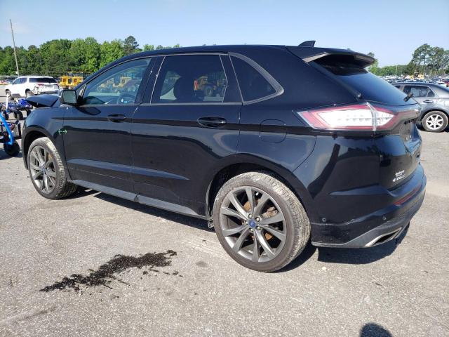 2FMPK4AP5HBC40422 - 2017 FORD EDGE SPORT BLACK photo 2