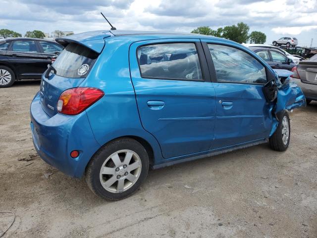 ML32A4HJ4FH035535 - 2015 MITSUBISHI MIRAGE ES BLUE photo 3