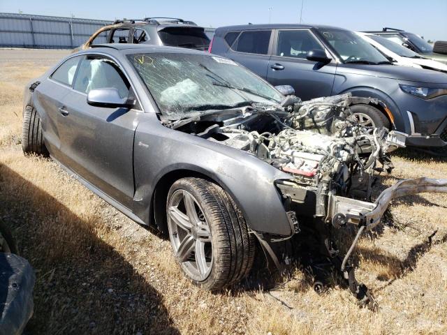 WAUVGAFR8EA004132 - 2014 AUDI S5 PRESTIGE GRAY photo 4