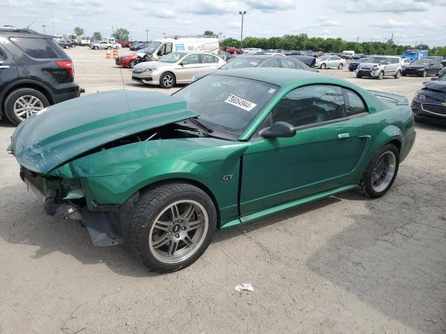 1FAFP42XXYF267300 - 2000 FORD MUSTANG GT GREEN photo 1