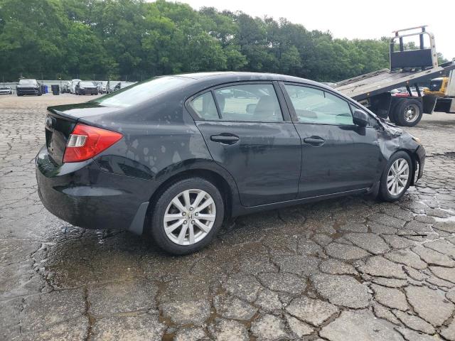2HGFB2F95CH555680 - 2012 HONDA CIVIC EXL BLACK photo 3