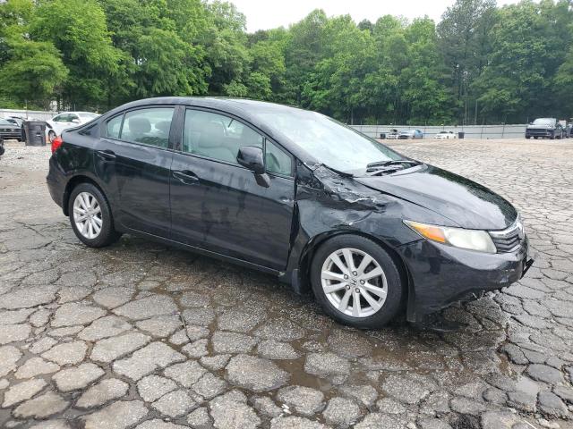 2HGFB2F95CH555680 - 2012 HONDA CIVIC EXL BLACK photo 4