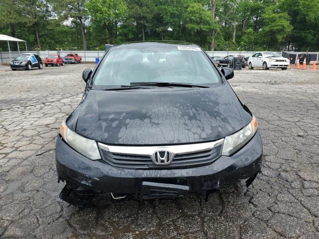 2HGFB2F95CH555680 - 2012 HONDA CIVIC EXL BLACK photo 5