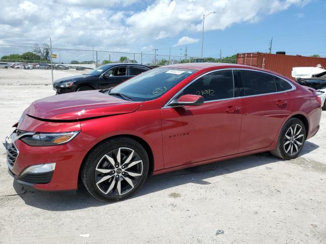 1G1ZG5ST6MF089351 - 2021 CHEVROLET MALIBU RS RED photo 1