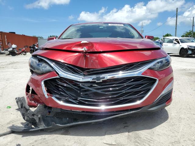 1G1ZG5ST6MF089351 - 2021 CHEVROLET MALIBU RS Червоний фото 5