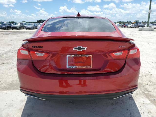 1G1ZG5ST6MF089351 - 2021 CHEVROLET MALIBU RS Червоний фото 6