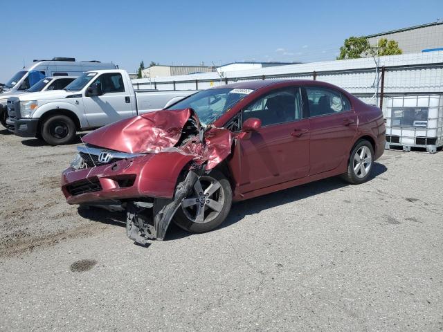 2HGFA1F60AH520268 - 2010 HONDA CIVIC LX-S MAROON photo 1