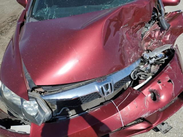 2HGFA1F60AH520268 - 2010 HONDA CIVIC LX-S MAROON photo 11