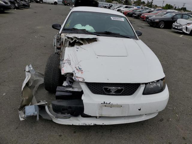 1FAFP40634F206584 - 2004 FORD MUSTANG WHITE photo 5