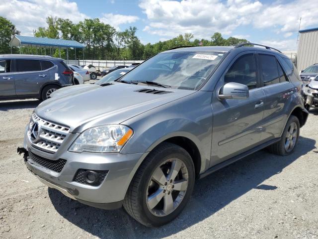 4JGBB8GB1BA691900 - 2011 MERCEDES-BENZ ML 350 4MATIC SILVER photo 1