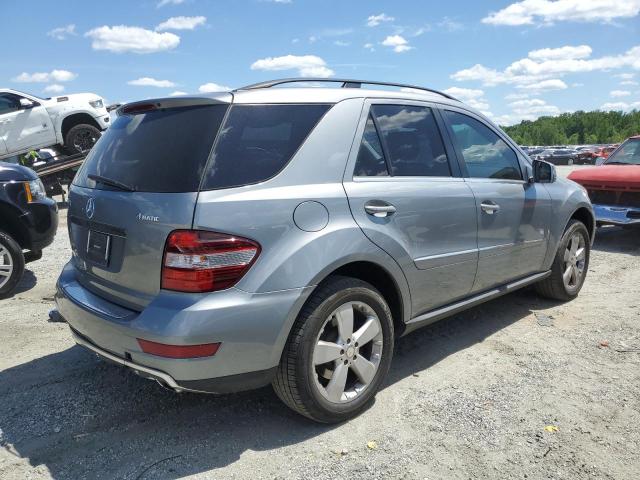 4JGBB8GB1BA691900 - 2011 MERCEDES-BENZ ML 350 4MATIC SILVER photo 3