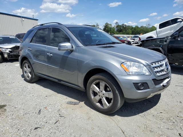 4JGBB8GB1BA691900 - 2011 MERCEDES-BENZ ML 350 4MATIC SILVER photo 4