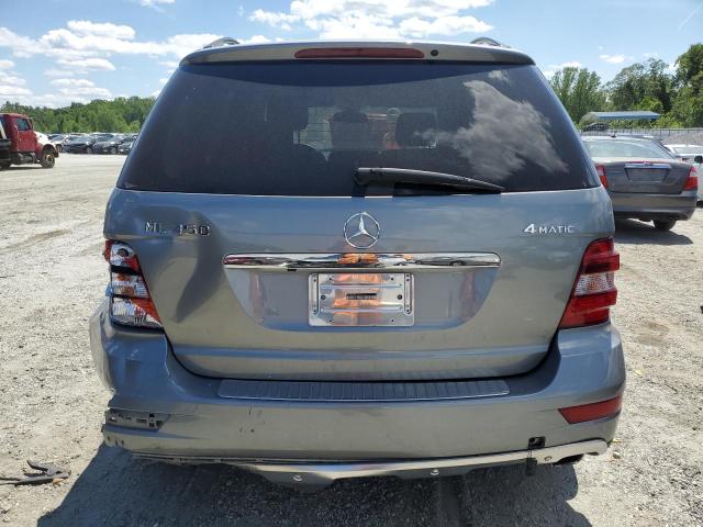 4JGBB8GB1BA691900 - 2011 MERCEDES-BENZ ML 350 4MATIC SILVER photo 6