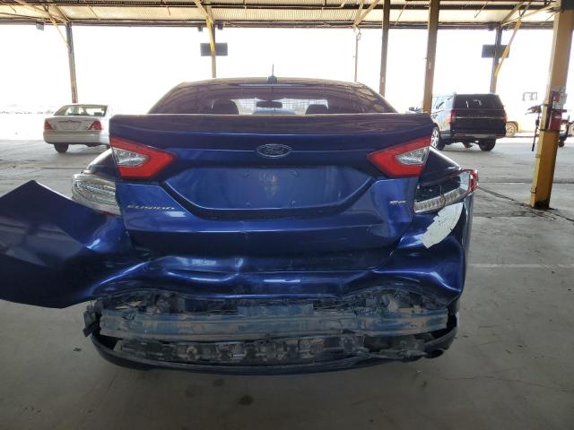 1FA6P0H70G5132122 - 2016 FORD FUSION SE BLUE photo 6