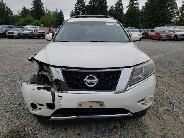 5N1AR2MM8EC609440 - 2014 NISSAN PATHFINDER S WHITE photo 5
