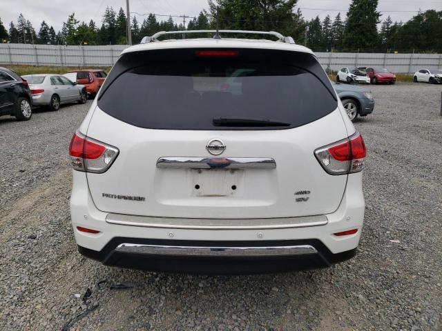 5N1AR2MM8EC609440 - 2014 NISSAN PATHFINDER S WHITE photo 6