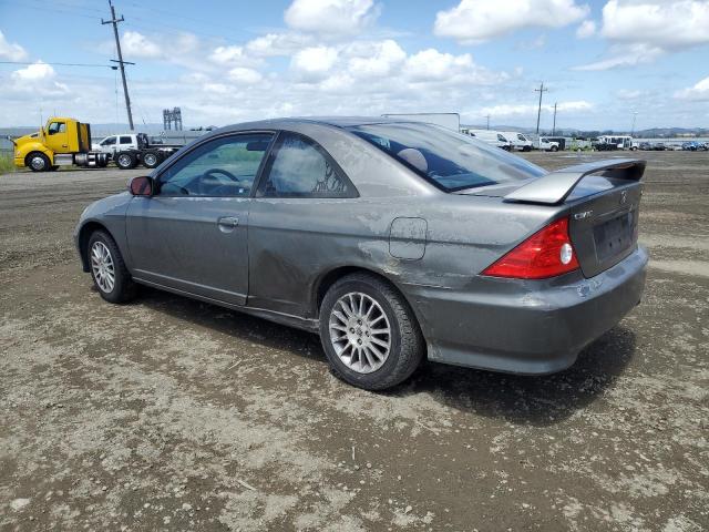 1HGEM22915L017057 - 2005 HONDA CIVIC EX GRAY photo 2