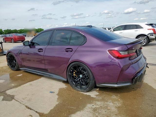 WBS43AY09RFT21427 - 2024 BMW M3 COMPETITION იასამნისფერი ფოტო 2
