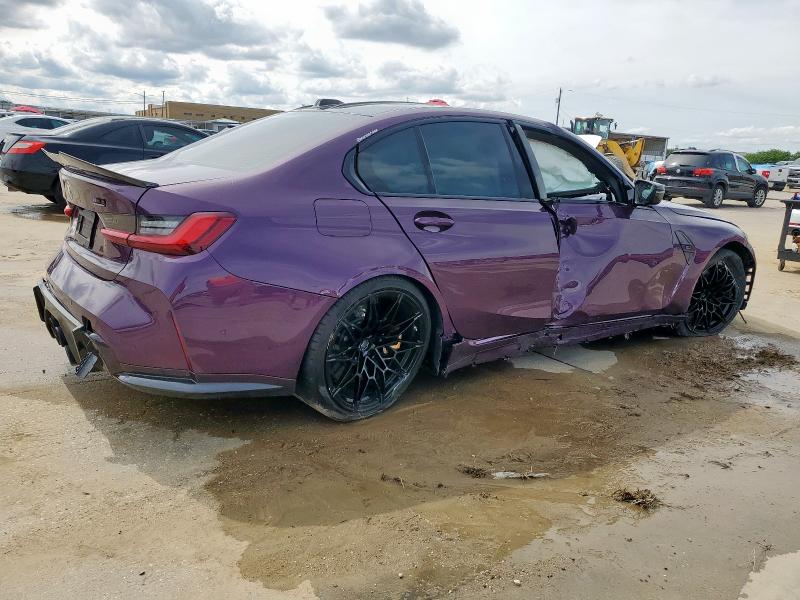 WBS43AY09RFT21427 - 2024 BMW M3 COMPETITION იასამნისფერი ფოტო 3